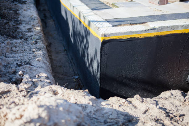 Residential Waterproofing installation at a Clio, AL home by SJ Waterproofing Pros